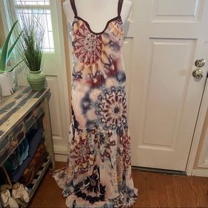 Rachel Zoe printed boho maxi dress